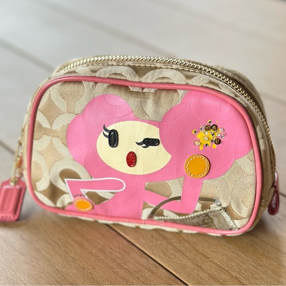 Coach Handbags - Coach Poppy Chan Cosmetic Bag featuring Pinky